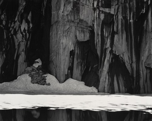 Frozen Lake and Cliffs van Ansel Adams, Fotografie te koop op Singulart