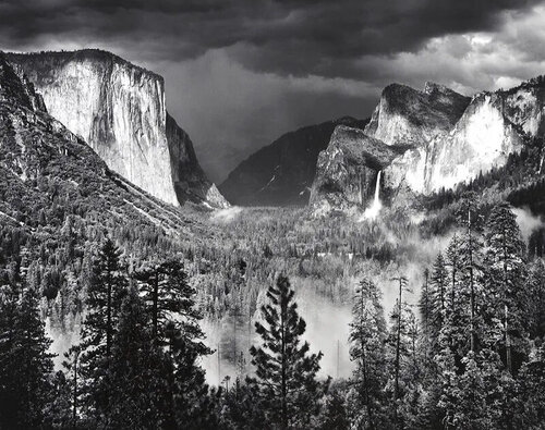Thunderstorm, Yosemite National Park van Ansel Adams, Fotografie te koop op Singulart
