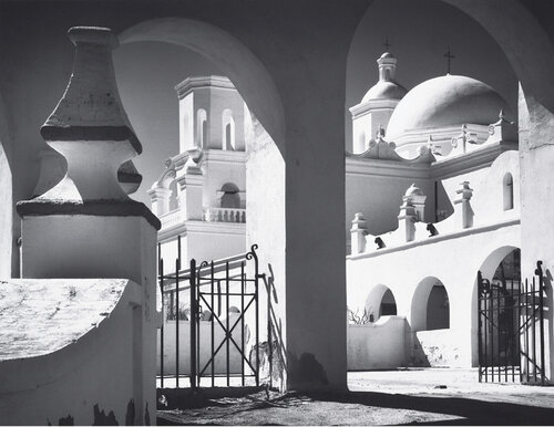 Mission San Xavier del Bac, Tucson, Arizona by Ansel Adams, Photography for Sale on Singulart