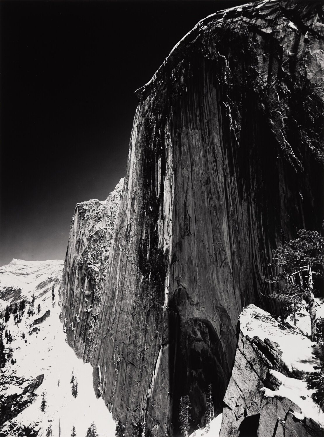 Monolith, the Face of Half Dome, Yosemite Ansel Adams Fotografia in vendita