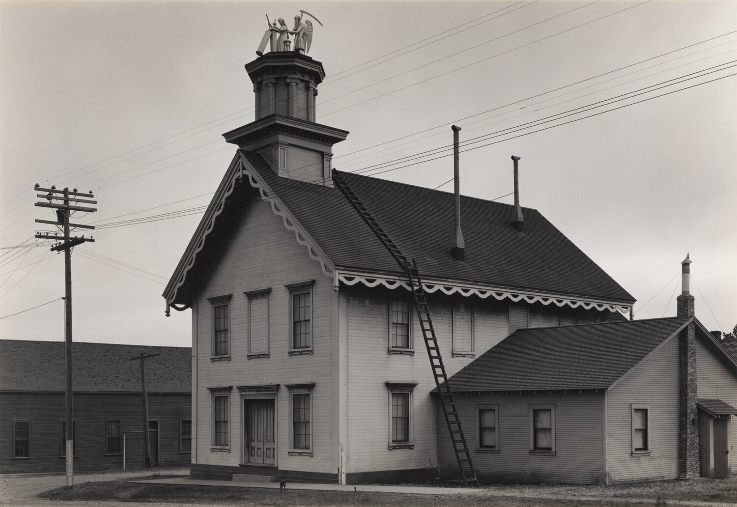 Masonic Lodge, Mendocino, California Ansel Adams Fotografie zu verkaufen