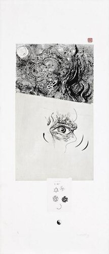 Vincent (An Essay in Opposites) par Brett Whiteley, Œuvre sur papier en vente sur Singulart