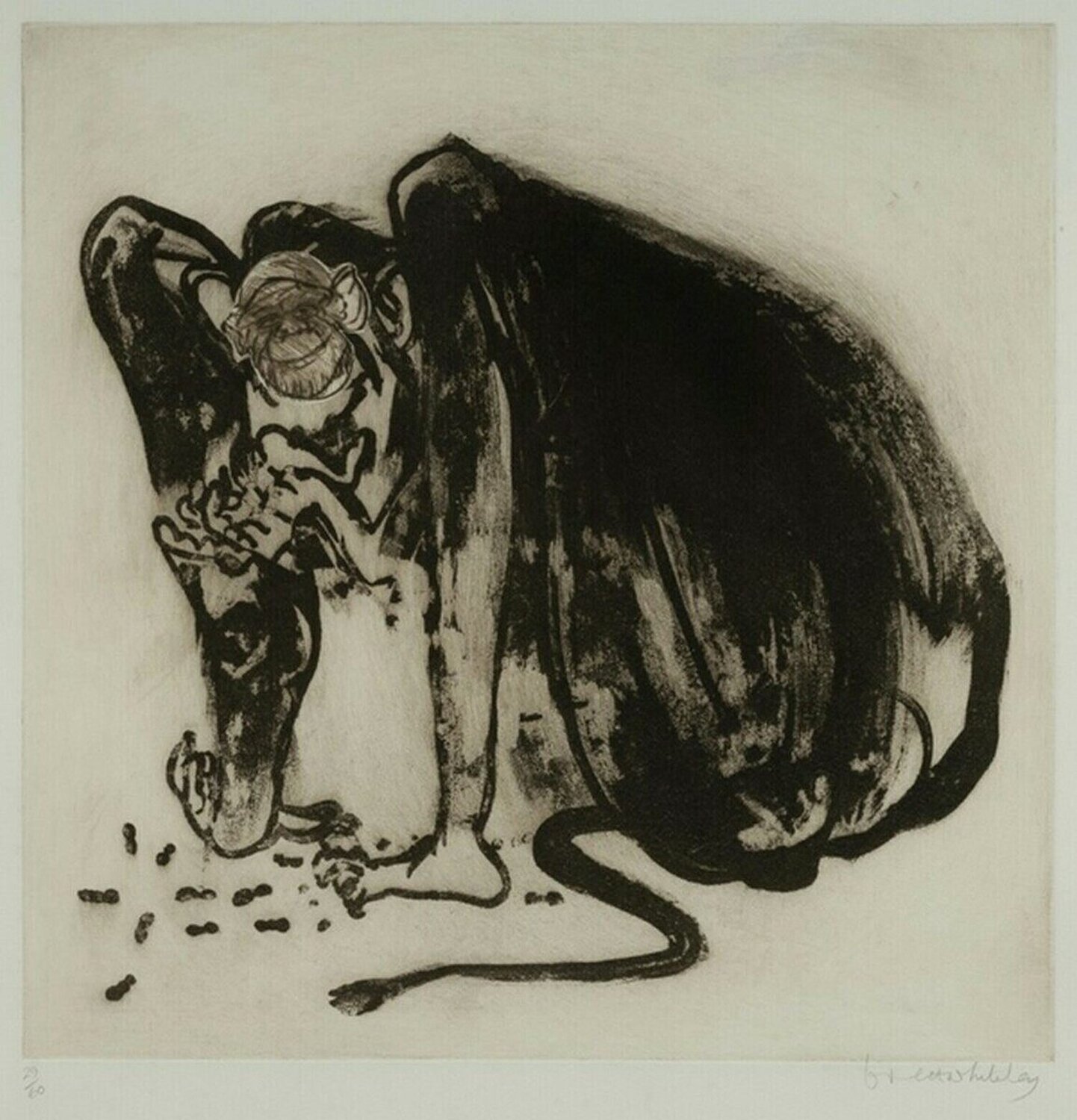 Baboon II Brett Whiteley Stampa in vendita