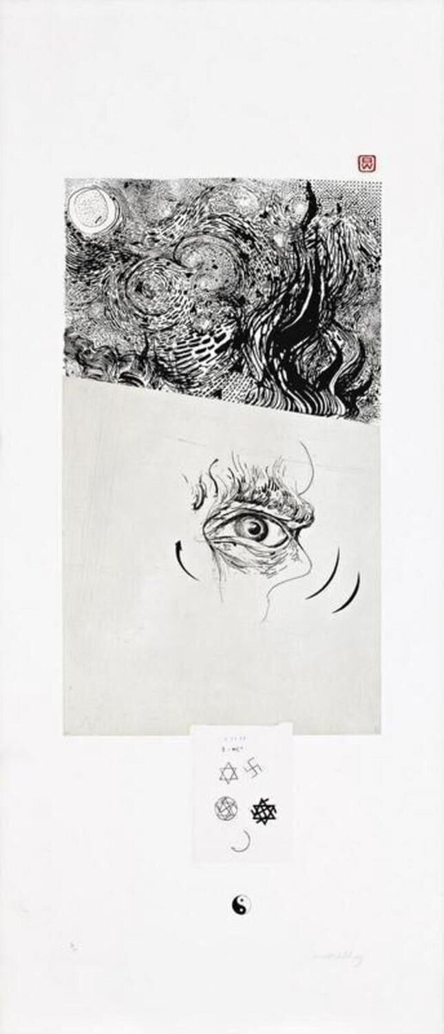 Vincent (An Essay in Opposites) Brett Whiteley Werk auf Papier zu verkaufen