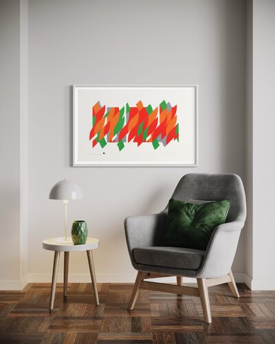 After Rajasthan von Bridget Riley, Druck kaufen auf Singulart