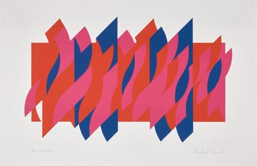 Red Red Blue van Bridget Riley, Afdruk te koop op Singulart