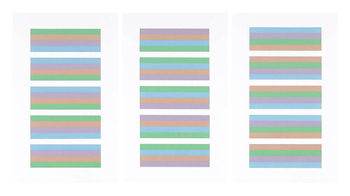 Intervals 3 Matching Set of 3 van Bridget Riley, Afdruk te koop op Singulart