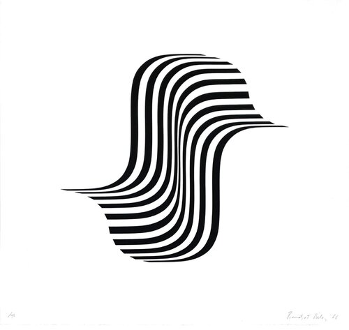 Untitled [Winged Curve] van Bridget Riley, Afdruk te koop op Singulart
