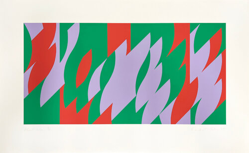 About Lilac van Bridget Riley, Afdruk te koop op Singulart