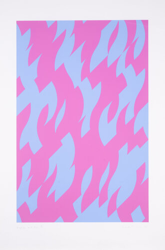 Magenta and Blue van Bridget Riley, Afdruk te koop op Singulart