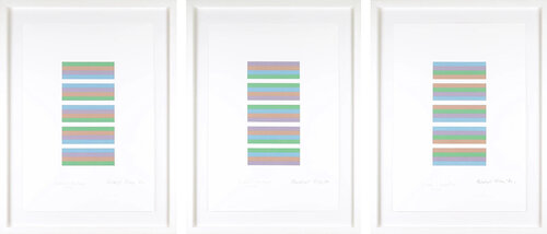 Intervals 3 - Complete set of 3 by Bridget Riley, Print for Sale on Singulart