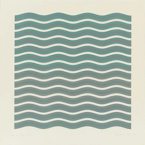 Coloured Greys 2 di Bridget Riley, Stampa in vendita su Singulart