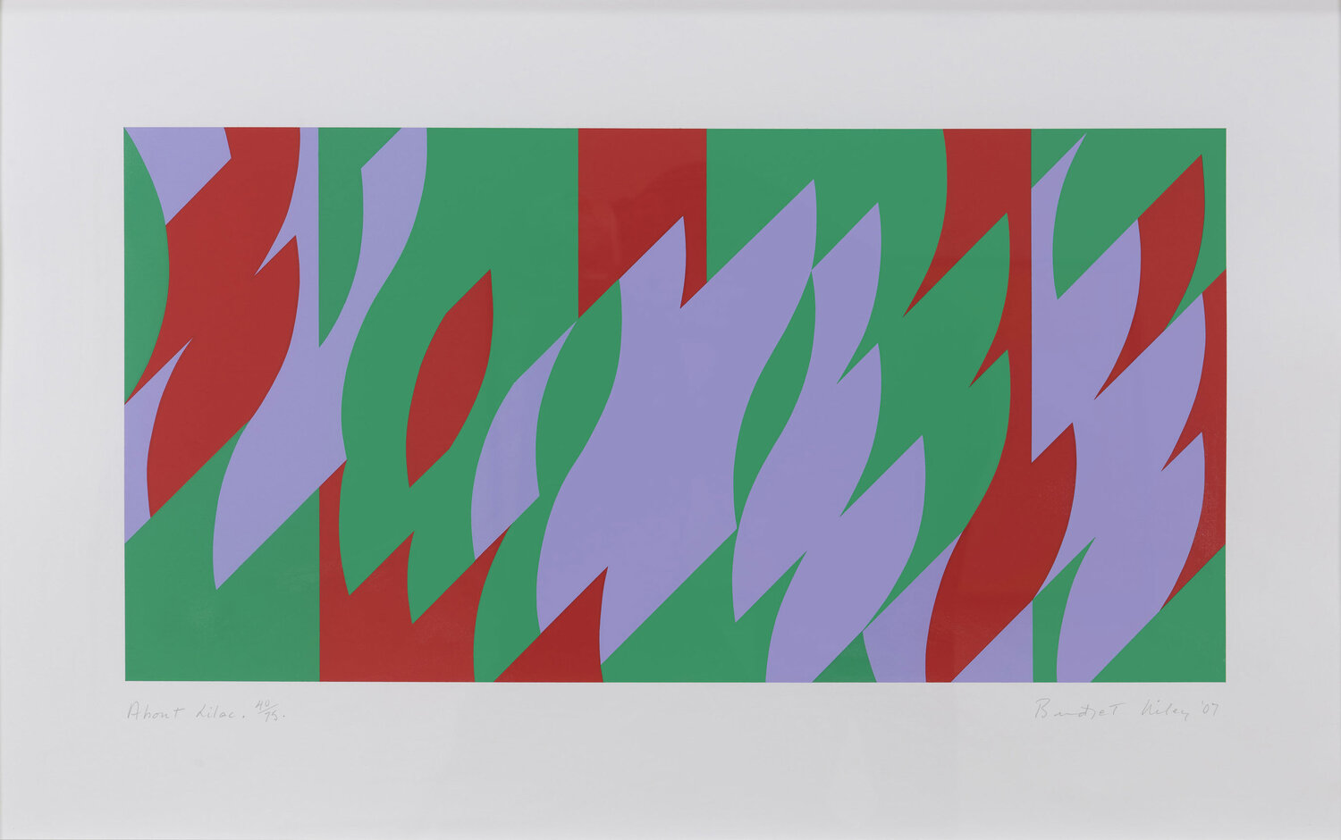 About Lilac Bridget Riley