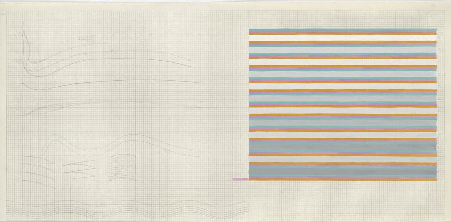 Untitled (Related to 'Sound') Bridget Riley