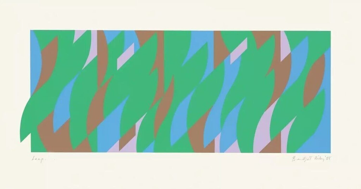 Leap Bridget Riley