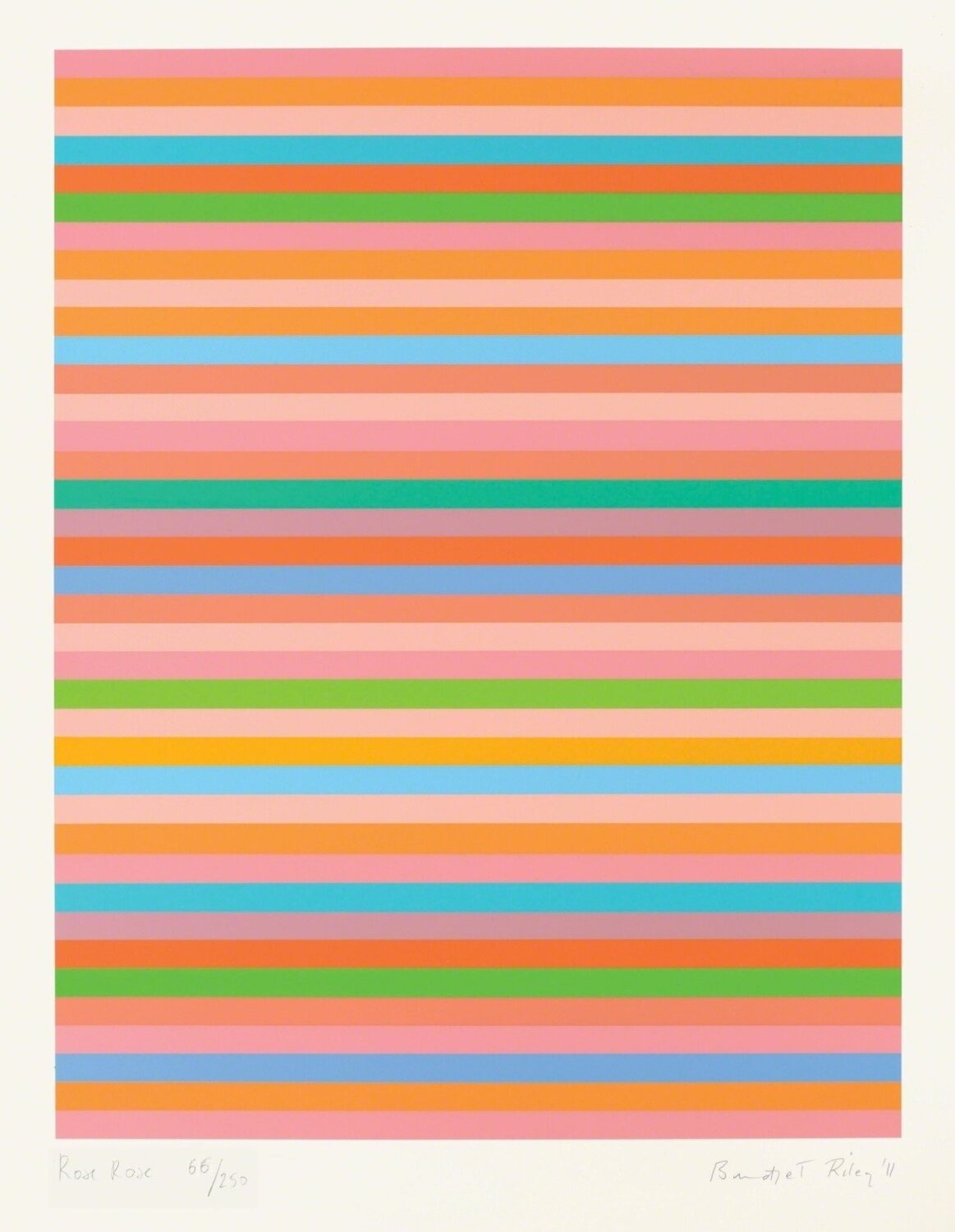 Rose Rose Bridget Riley