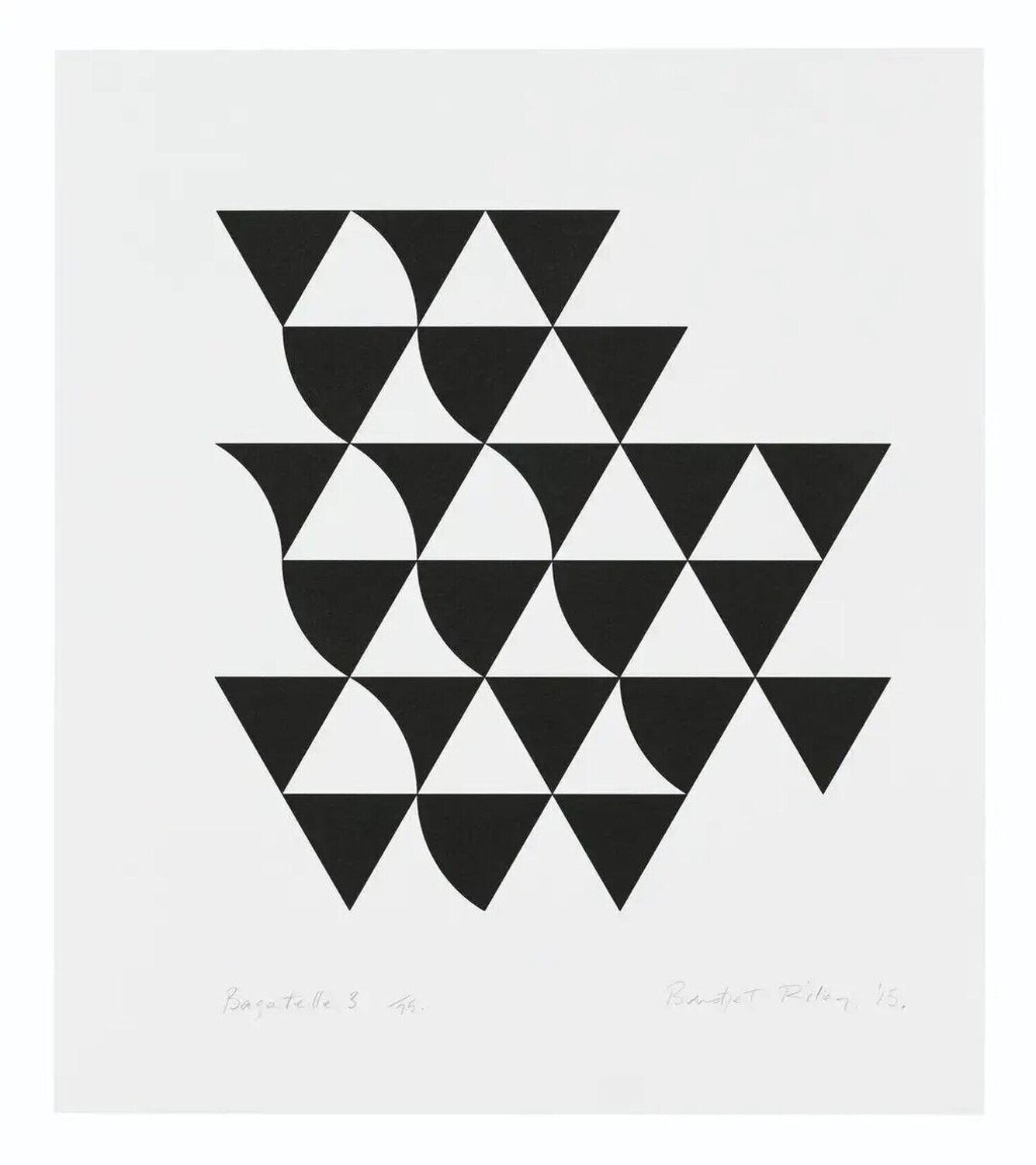 Bagatelle 3 Bridget Riley