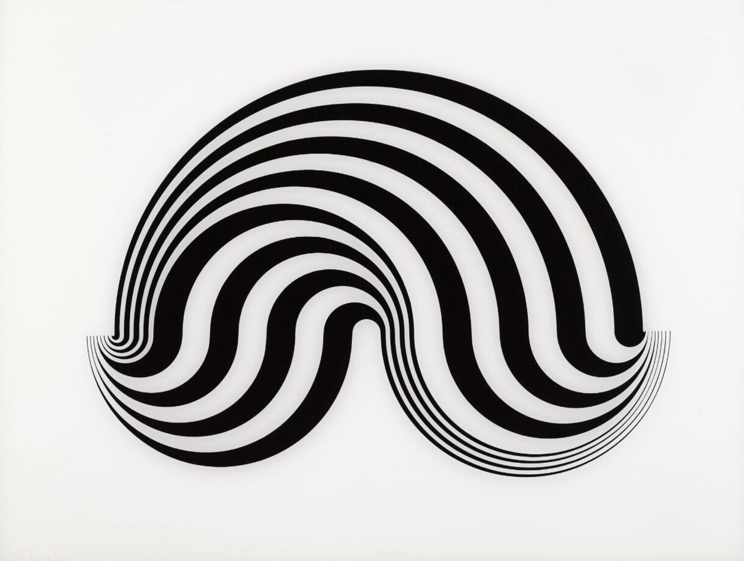 Untitled (Fragment 5) Bridget Riley