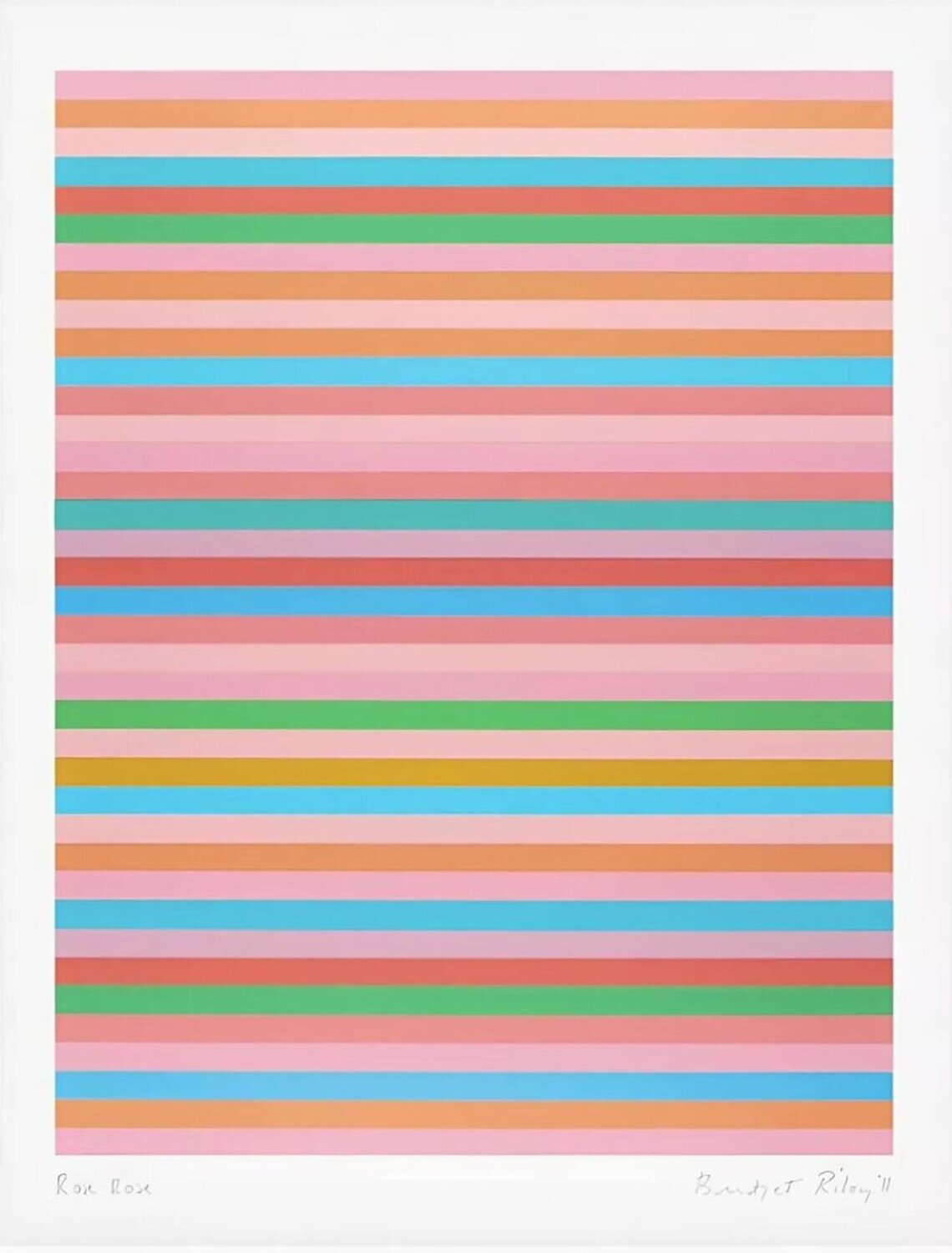 Rose Rose AP Bridget Riley