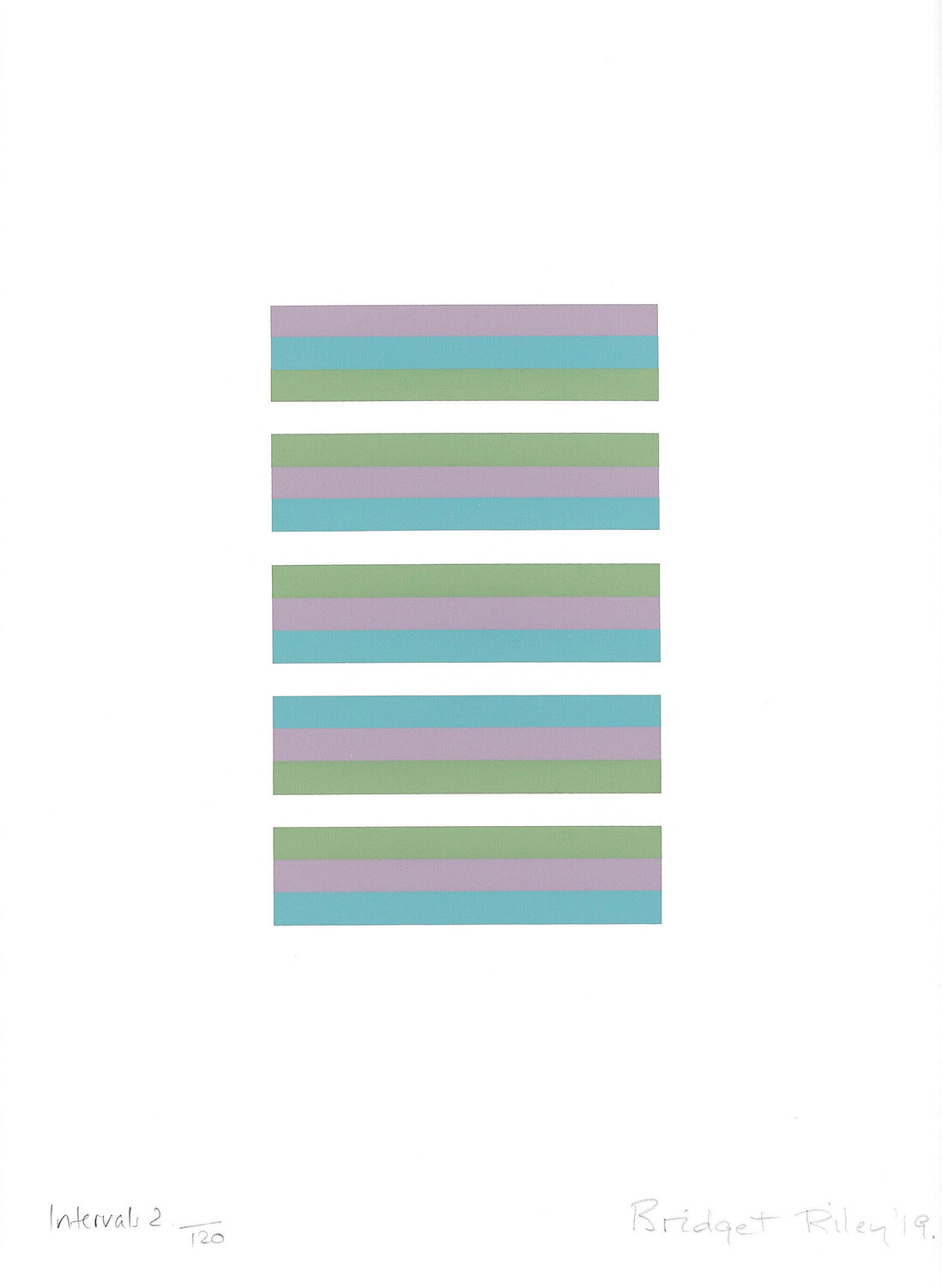 Intervals 2 Bridget Riley