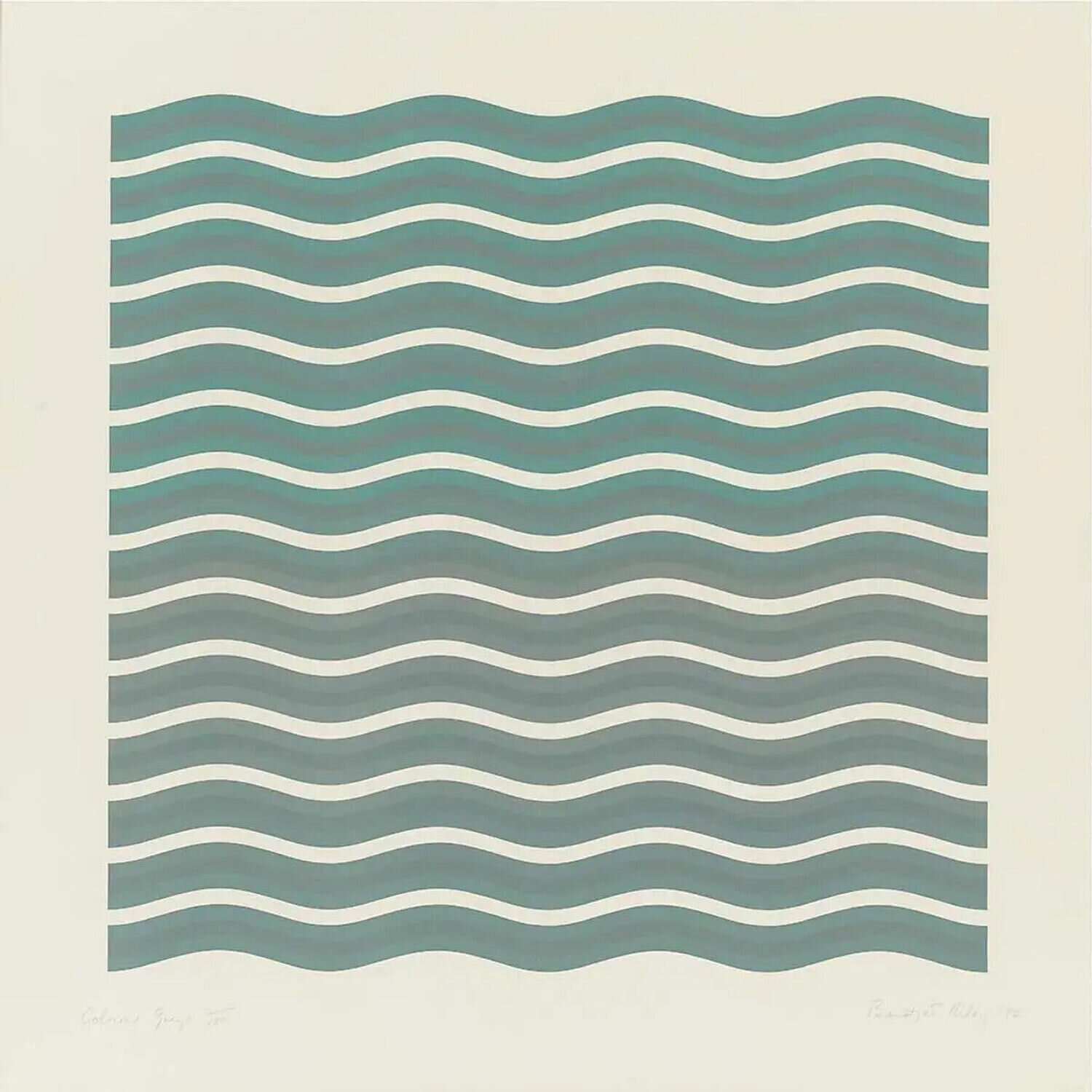 Coloured Greys 2 Bridget Riley