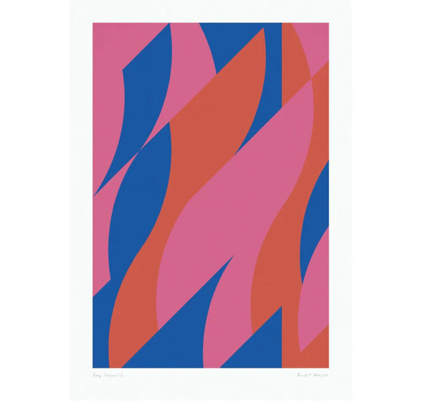 Large Fragment 2 Bridget Riley