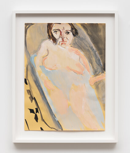 Self-Portrait in the Bath, Penzance 3 van Chantal Joffe, Werk op papier te koop op Singulart