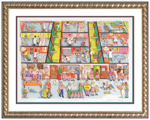 The Doctors In! by Charles Fazzino, 인쇄 for Sale on Singulart