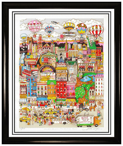 New York New York It's A Wonderful Town van Charles Fazzino, Afdruk te koop op Singulart