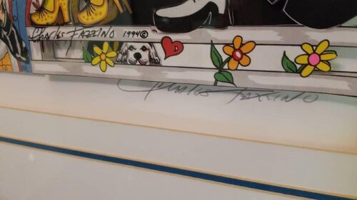 Remembering 70s T.V van Charles Fazzino, Andere media te koop op Singulart