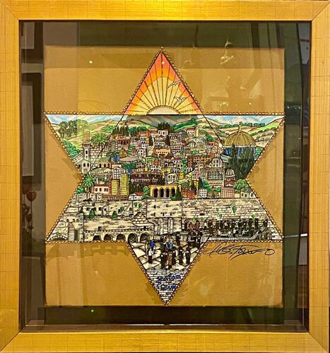 A Star of Unity van Charles Fazzino, Schilderij te koop op Singulart