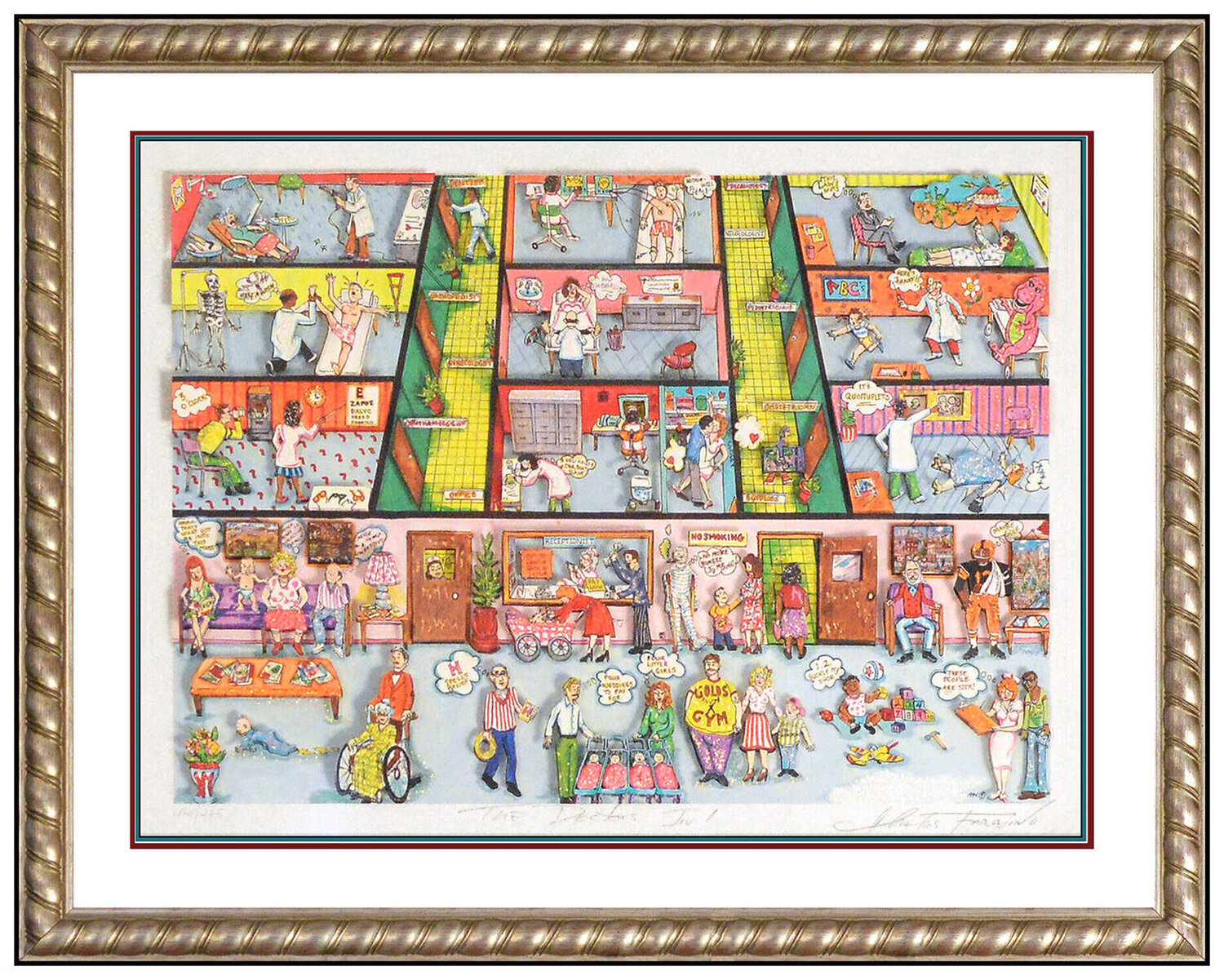 The Doctors In! Charles Fazzino Print for sale