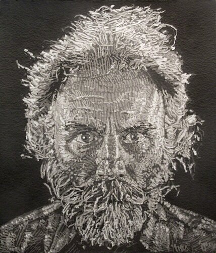 Lucas, Paper/Pulp van Chuck Close, Afdruk te koop op Singulart