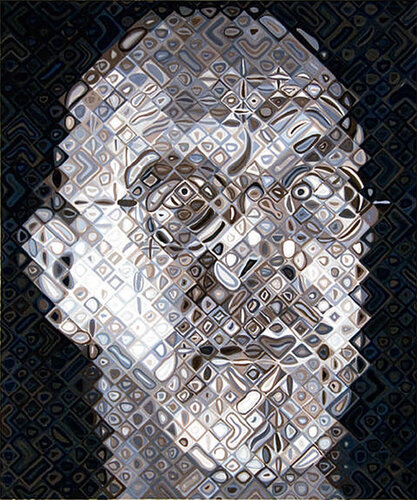 Self-Portrait Woodcut van Chuck Close, Afdruk te koop op Singulart