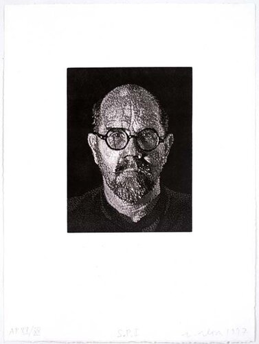 S.P. I van Chuck Close, Afdruk te koop op Singulart