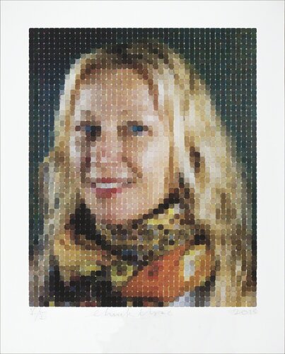 Cindy (Smile) van Chuck Close, Afdruk te koop op Singulart