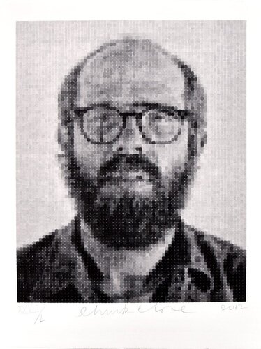Self Portrait van Chuck Close, Afdruk te koop op Singulart