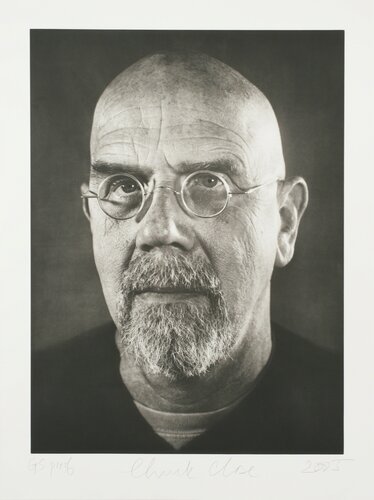 Self-Portrait/Photogravure van Chuck Close, Afdruk te koop op Singulart