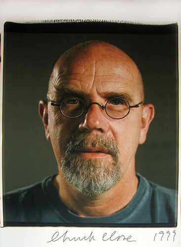 Self-Portrait van Chuck Close, Fotografie te koop op Singulart