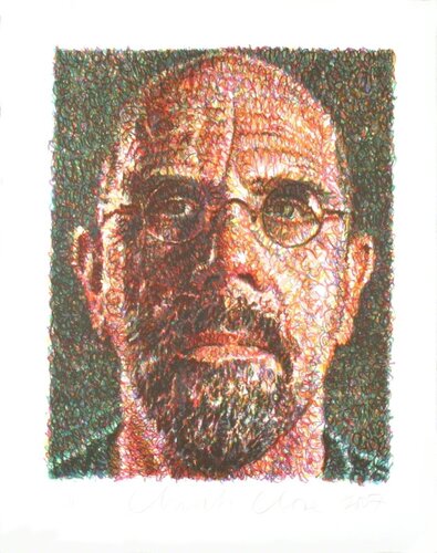 Self Portrait van Chuck Close, Afdruk te koop op Singulart