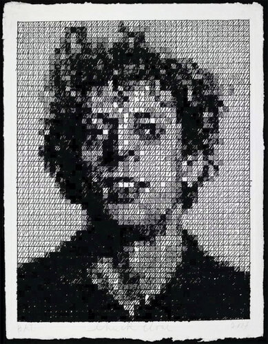 Phil Crosshatch van Chuck Close, Afdruk te koop op Singulart