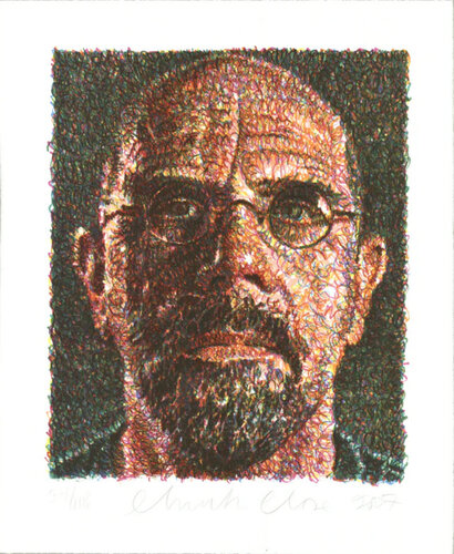 Self Portrait van Chuck Close, Afdruk te koop op Singulart