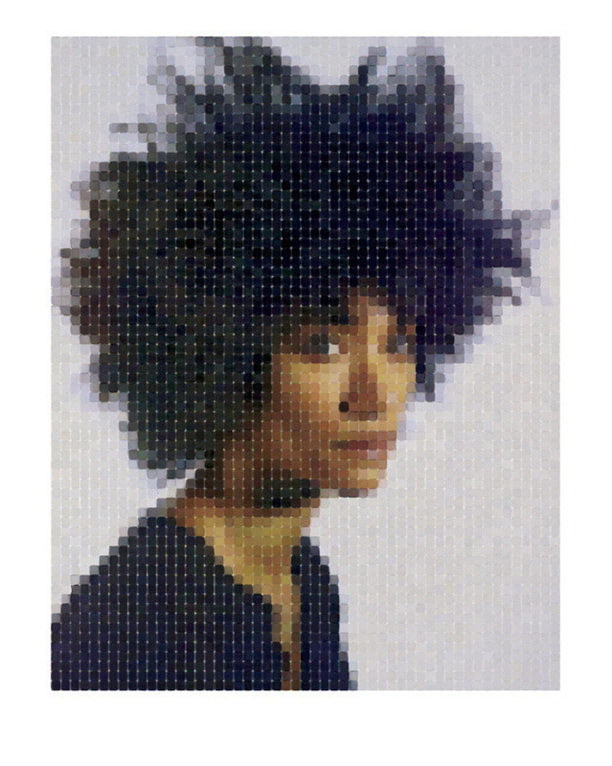 Sienna (3/4 View) Chuck Close