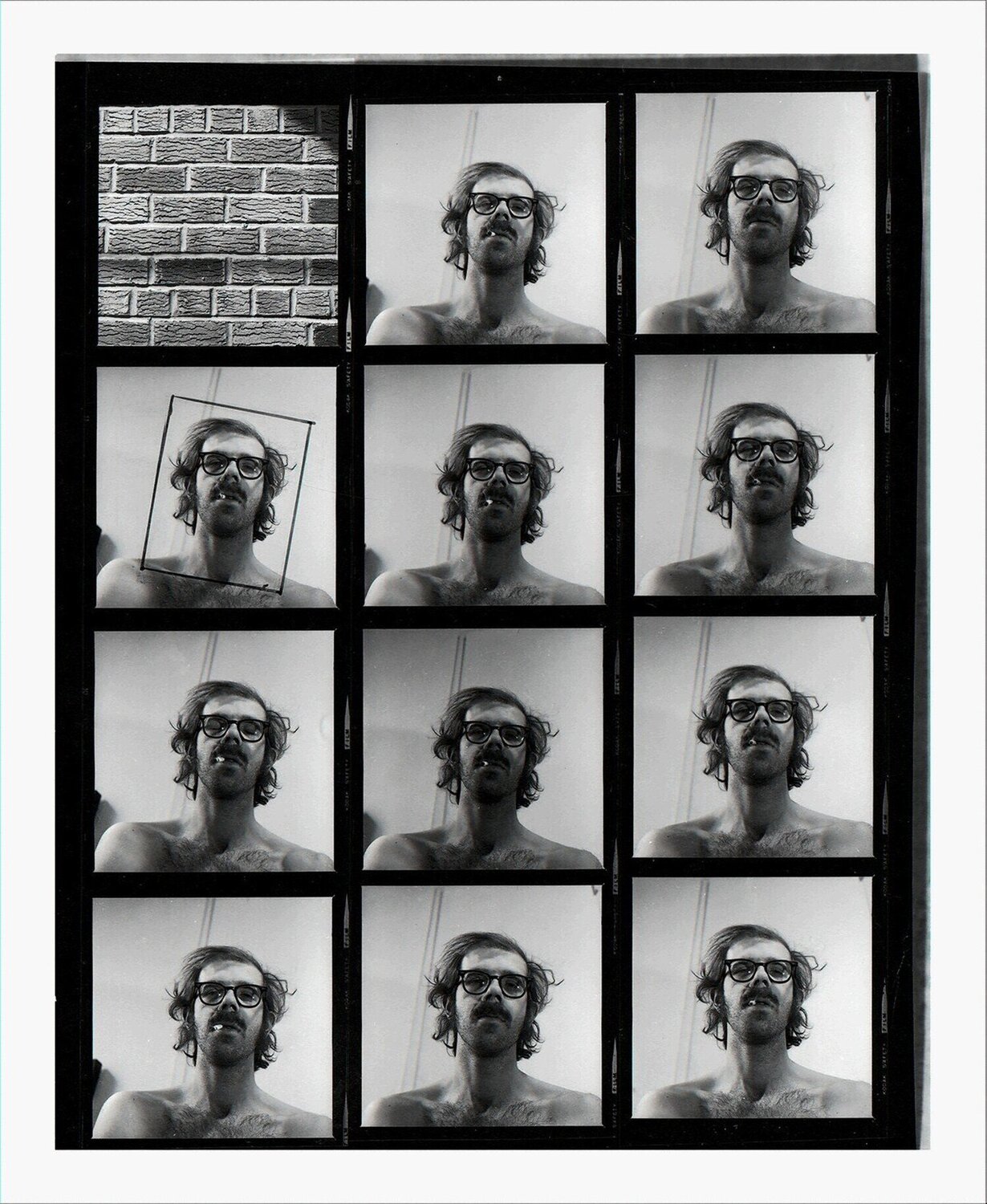 Untitled (Self-Portrait Contact Sheet) Chuck Close