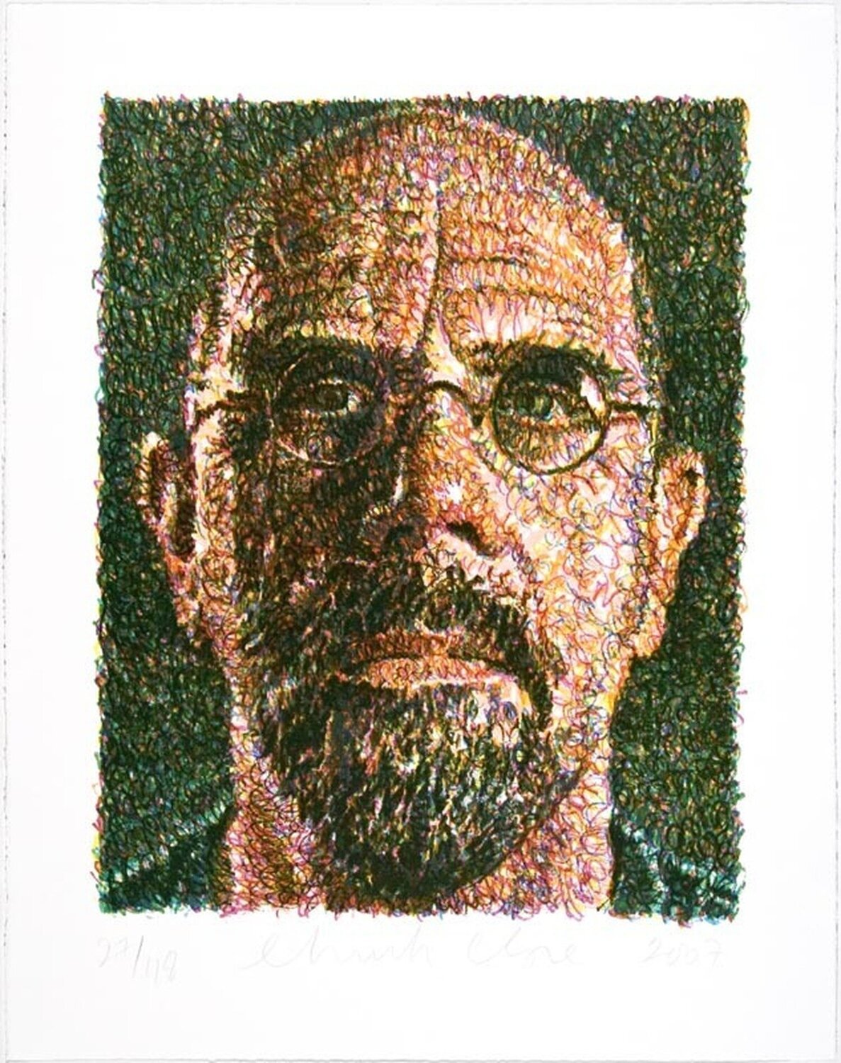 Self Portrait (Lincoln Center) Chuck Close