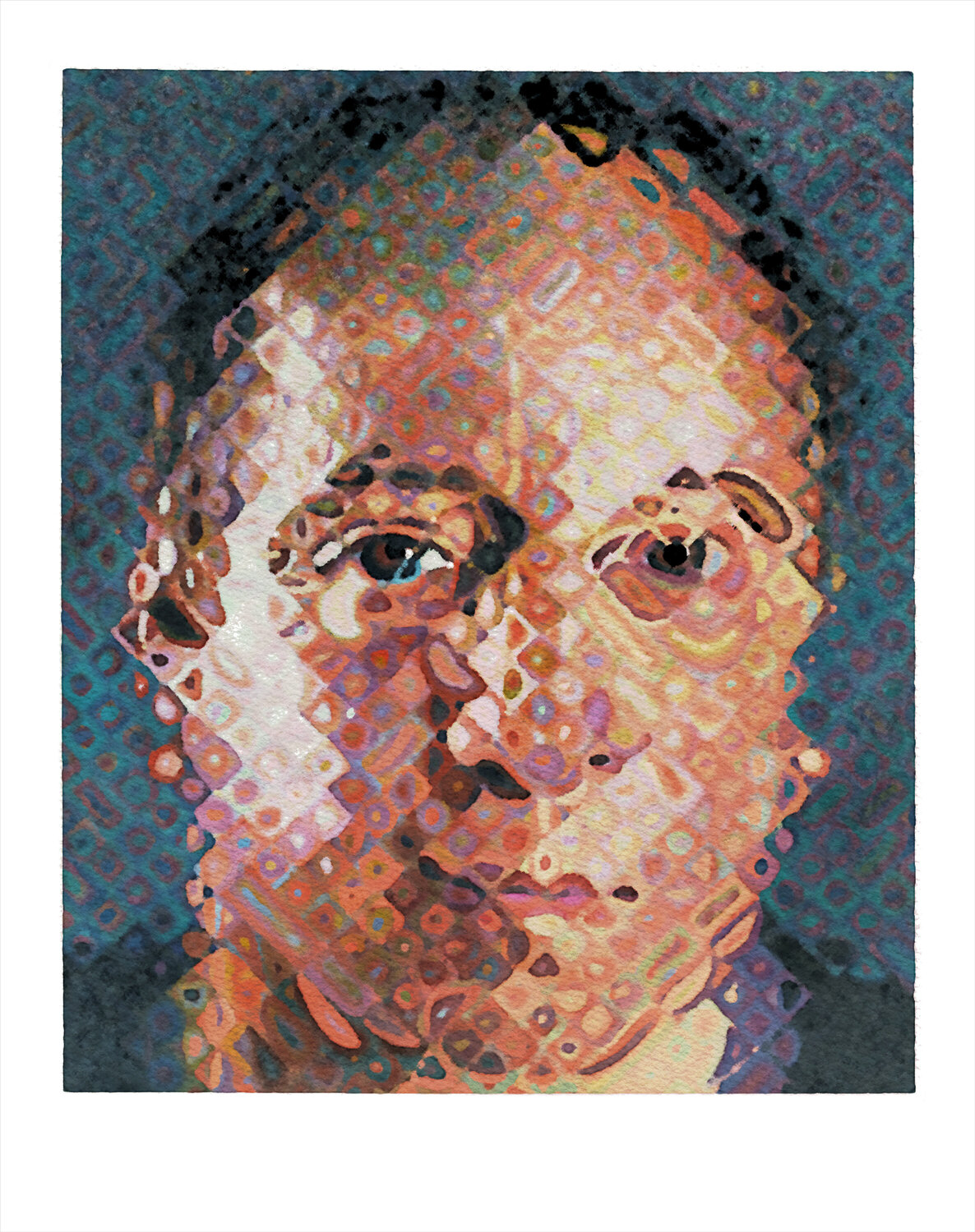 Paul Simon Chuck Close
