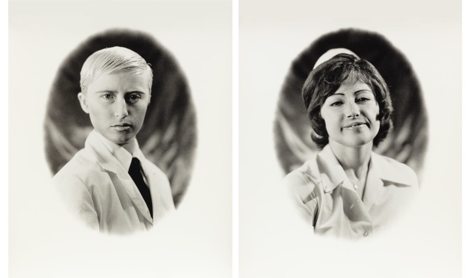 Untitled (Doctor) & Untitled (Nurse) (2 works) Cindy Sherman Fotografie zu verkaufen