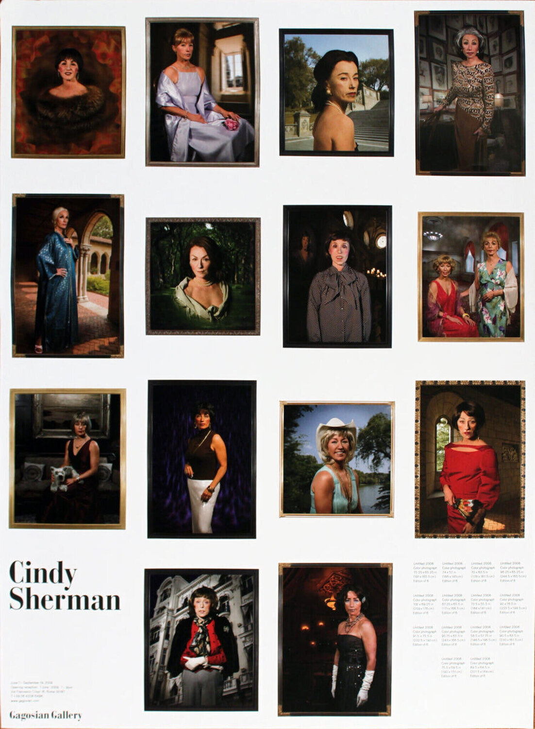 14 Portraits Cindy Sherman Druck zu verkaufen