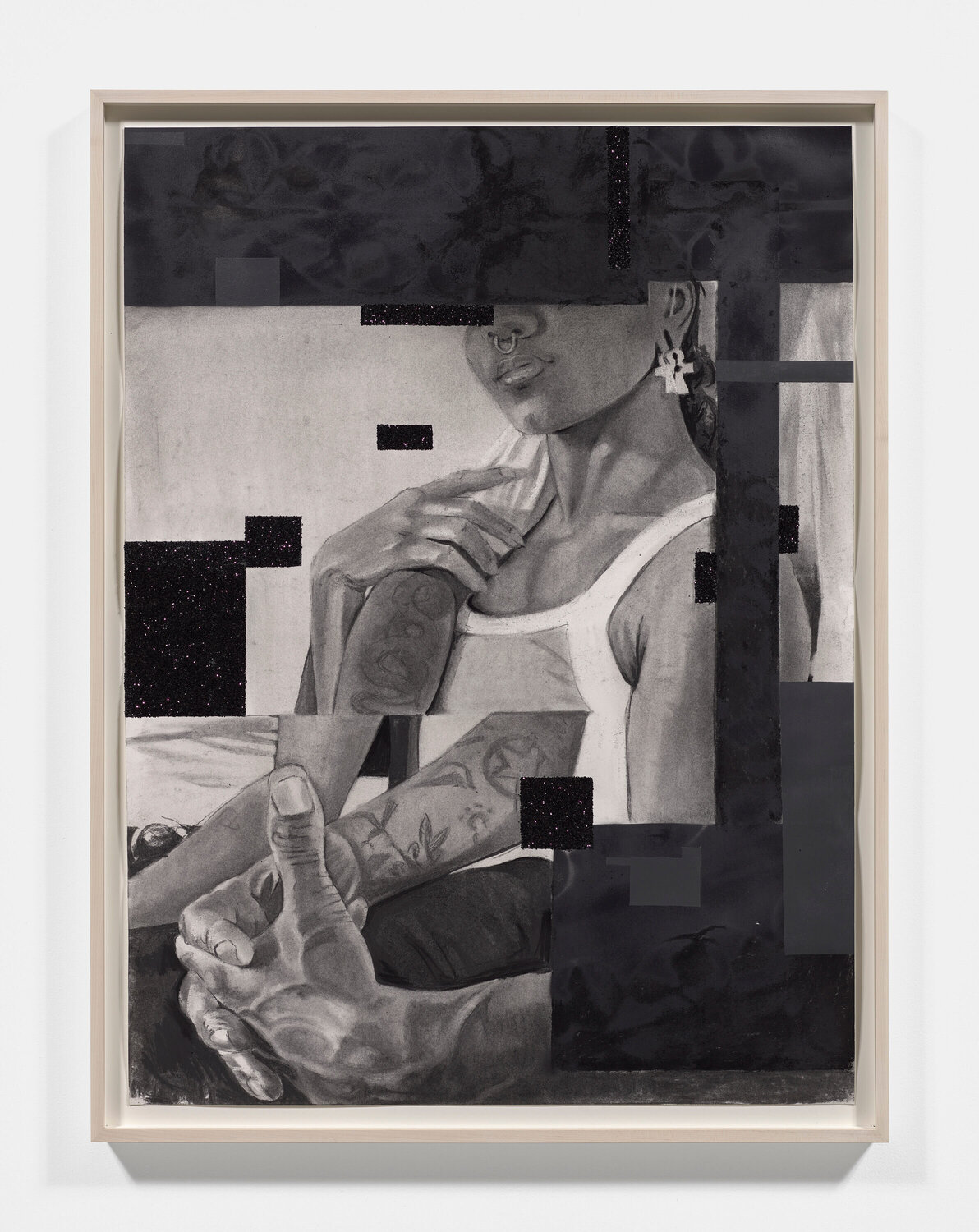 Portrait of Kyla and Azuré Cosmo Whyte Werk auf Papier zu verkaufen