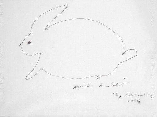 White Rabbit by Cy Twombly, Work on Paper for Sale on Singulart